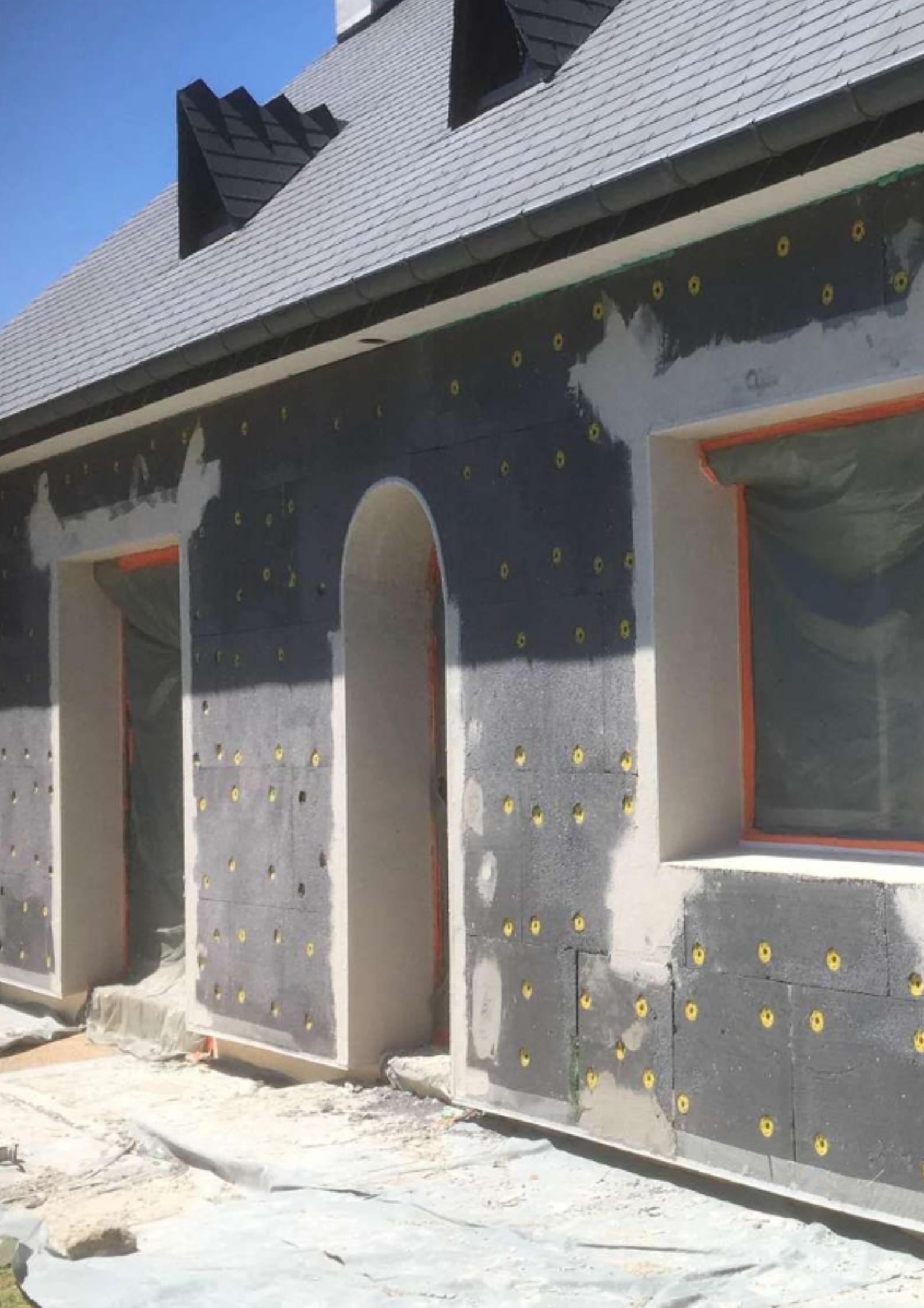 maison isolée par l'exterieur